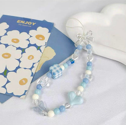 Blue Breeze Beaded Strap