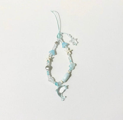 Blue Breeze Beaded Strap