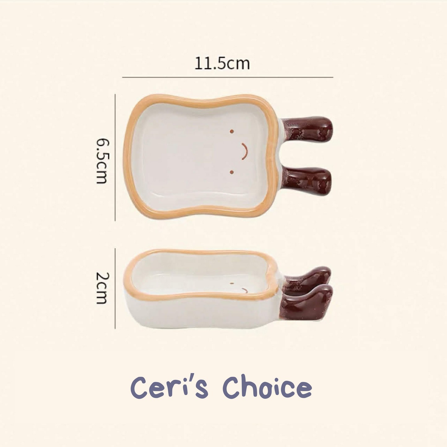 Cute Ceramic Dip Plates