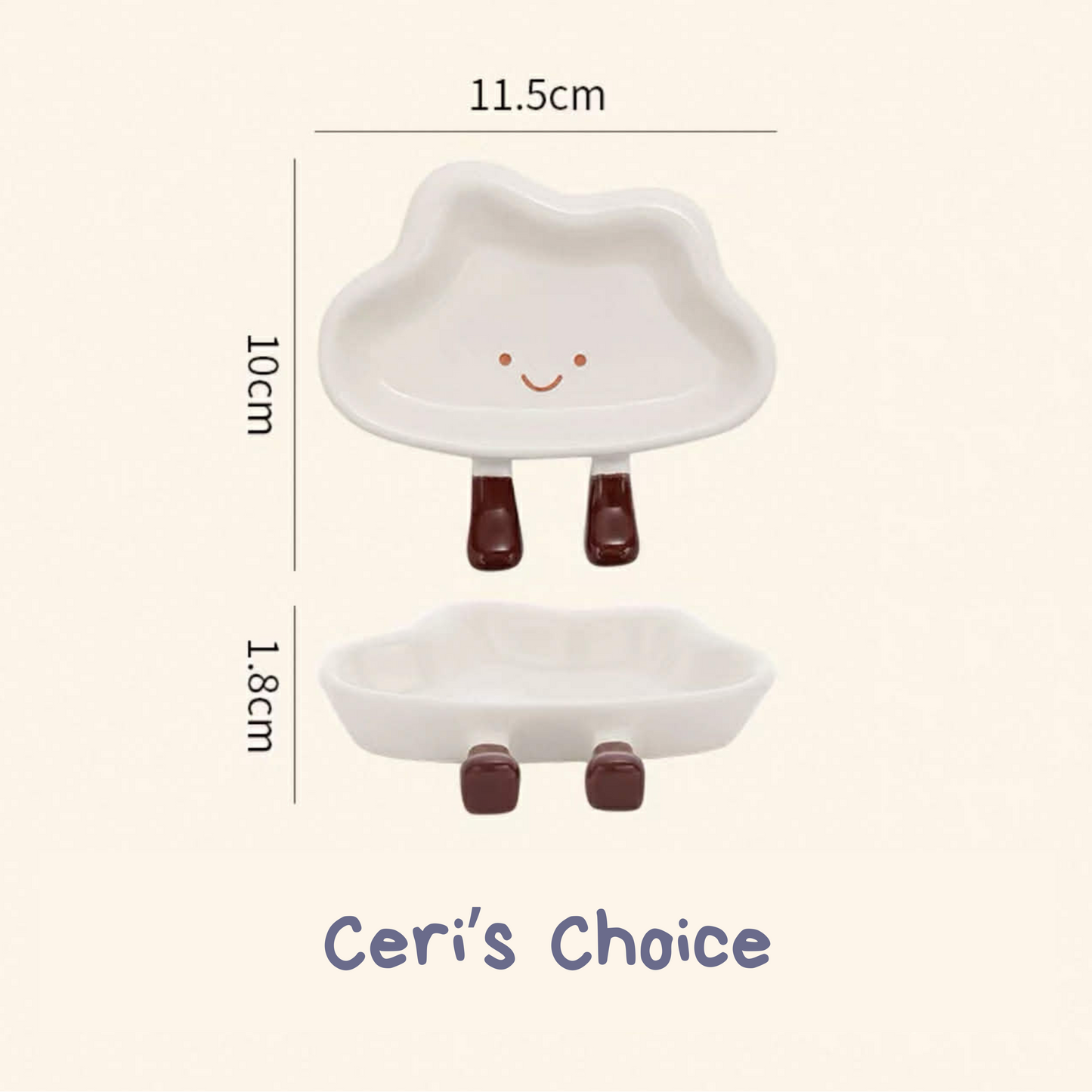 Cute Ceramic Dip Plates