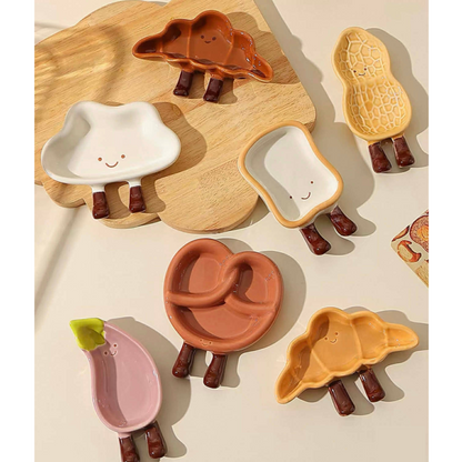 Cute Ceramic Dip Plates