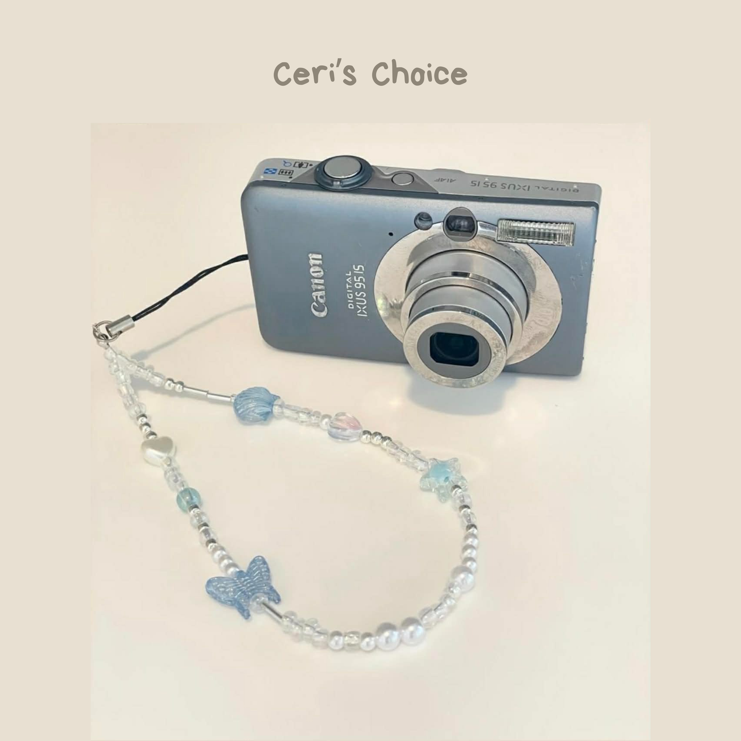 Blue Breeze Beaded Strap